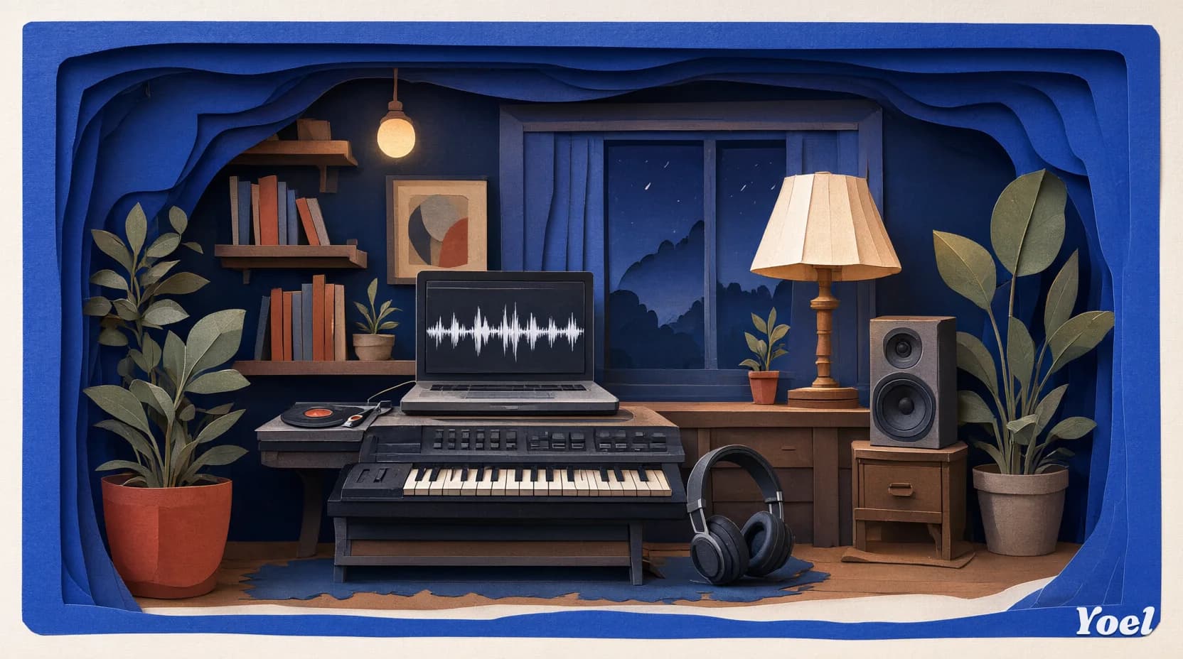 Sudut musik di rumah